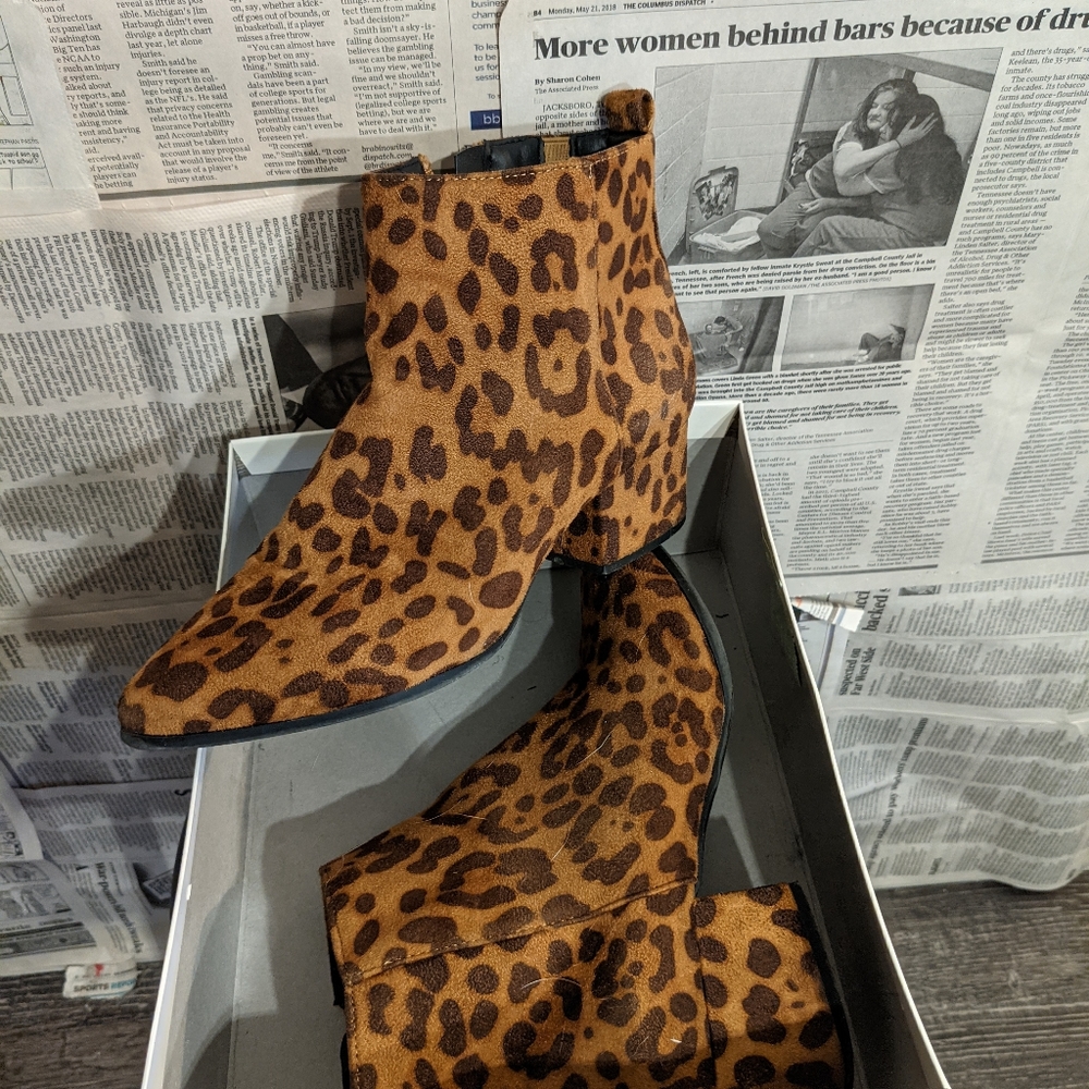 Leapord print shoes